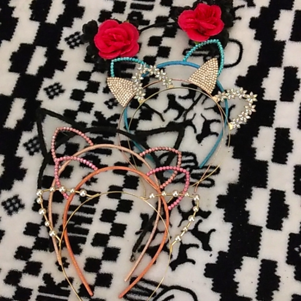 Girls Cat Ear Head Band's